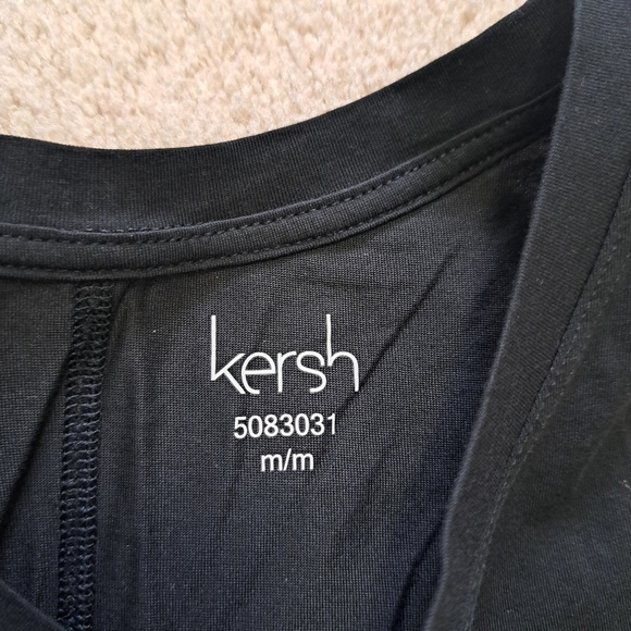 Kersh Tank Top Women’s Size Medium Black Sleeveless Top - Picture 4 of 11